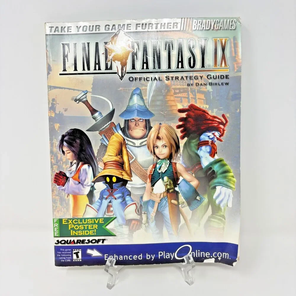 Final Fantasy IX BradyGames Official Strategy Guide Sony PlayStation PS1 2000